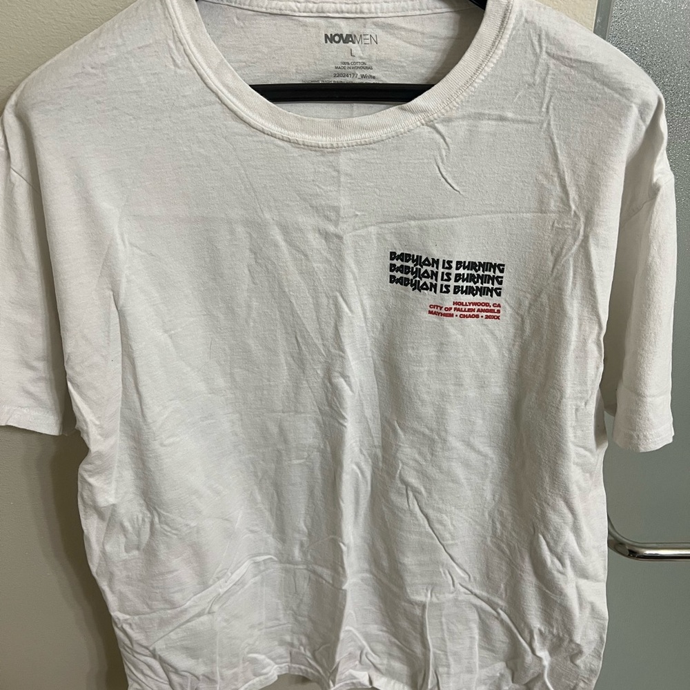 Fashion Nova White Graphic Tee